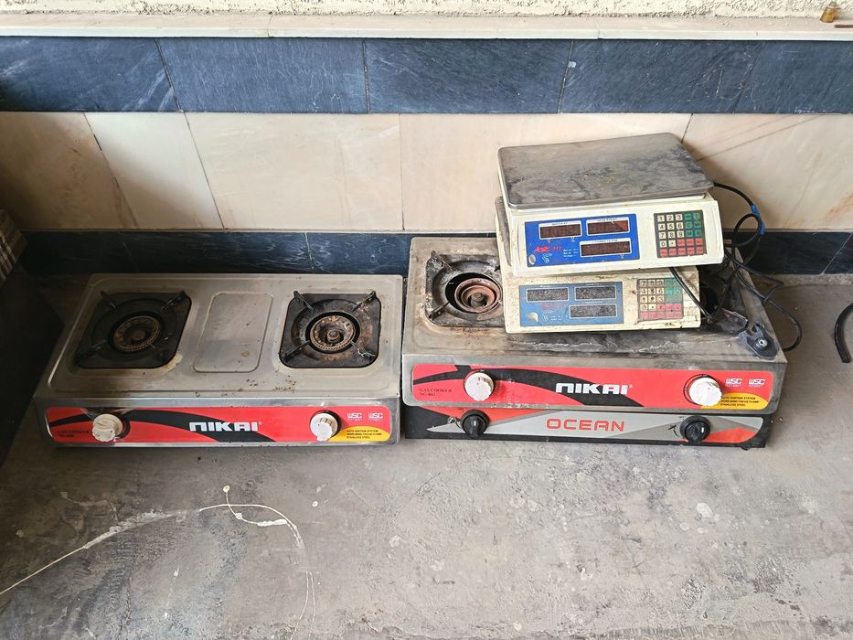3 газовые печки Весы 2 штуки