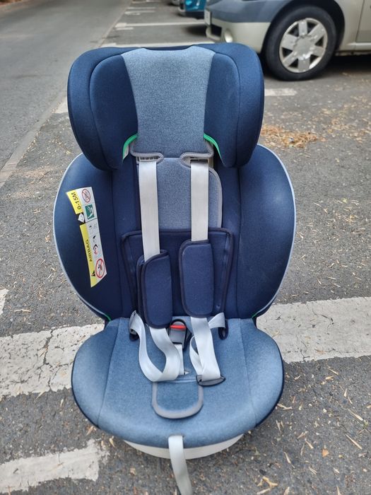 Scaun auto Tweety Plus iSize Buf Boof Blue cu isofix Rotativ 360 grade