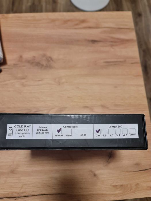 Готов акустичен кабел Cold Ray Loudspeaker Line CU 2,0 м