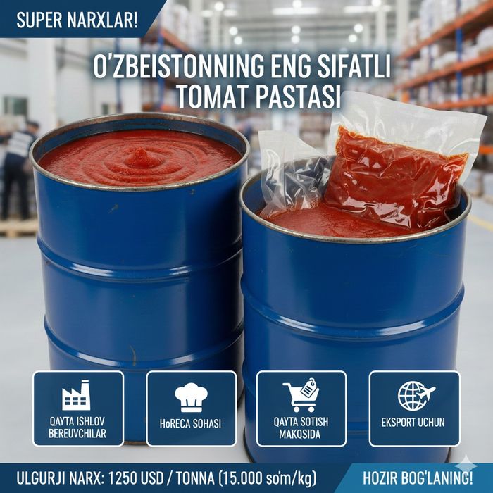 Томат пастаси БРИКС 30%