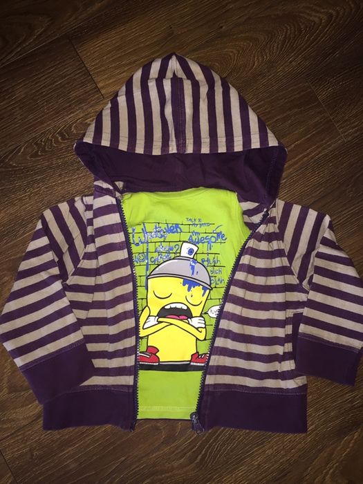 Суичер La redoute, потник H&M за 1-2 год.