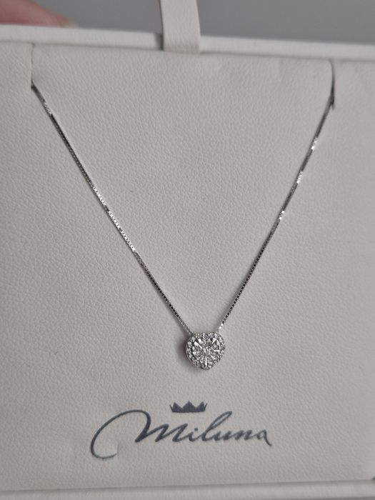 Colier din aur 18k cu diamante naturale