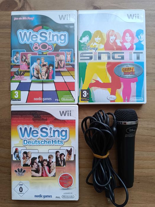 Wii Jocuri karaoke + microfon USB 190RON