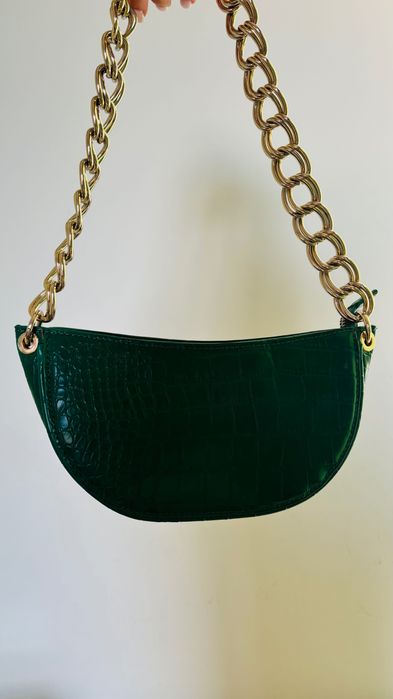 Дамска чанта зелена Zara