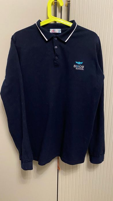 Футболка с длинным рукавом школы Binom