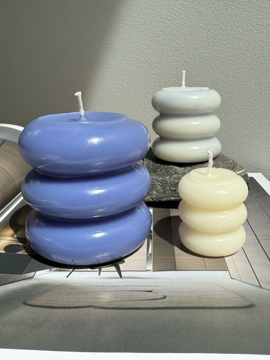 Луксозен комплект свещи candles за подпрък.