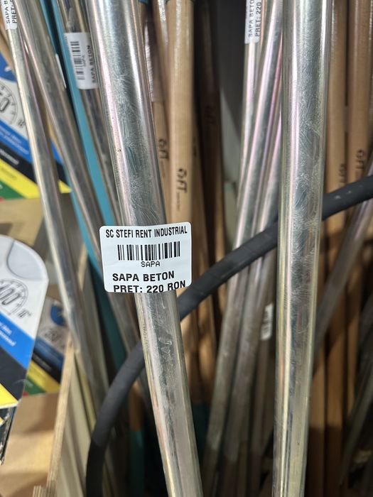 Sapa pentru tras  beton margaritar pavaj