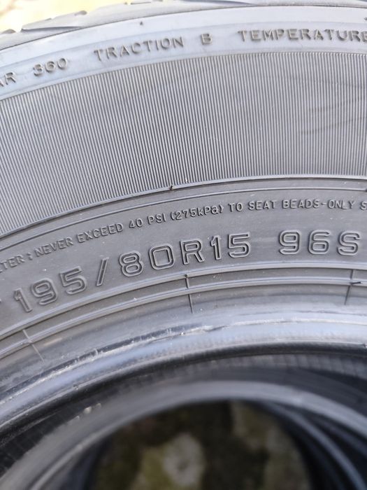 Anvelope 195 80 15 Dunlop Dot 2023 noi , nerulate AT20 (asfalt+teren)