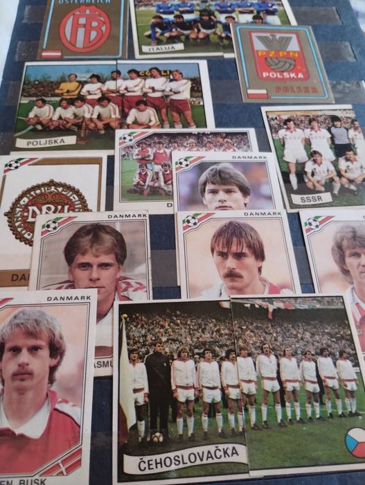 Abțibilduri cu fotbal ani 84,86,88