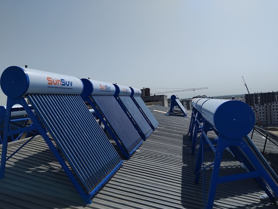 Куёш сув иситгичи / Солнечные водонагреватели  100л, 200л, 300л, 400л