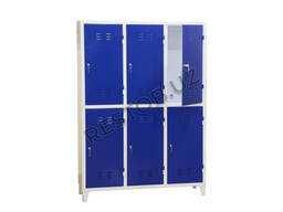 Шкаф метал. краш. 6ти дверный.