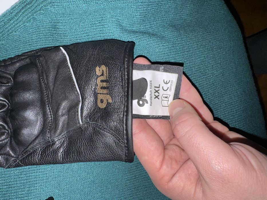 XXL Ръкавици За Мотор от Естествена Кожа