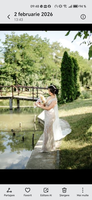 Rochie de mireasă 2in1