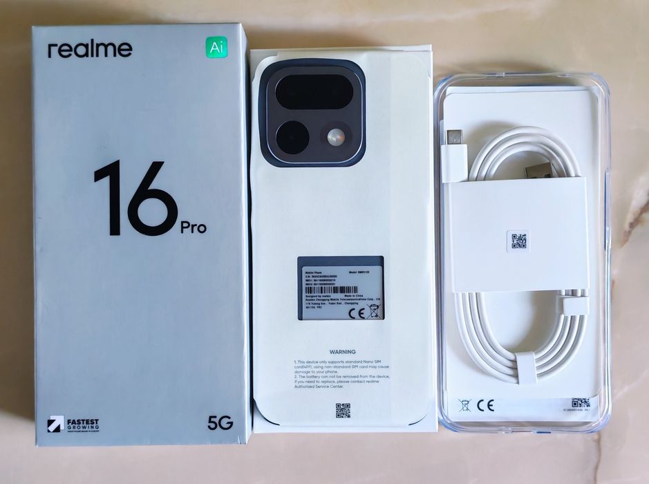 OPPO Realme 16 Pro 5G Pebble Grey 8/512 GB nou la cutie !
