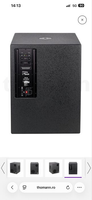 Sistem de sonorizare profesional The Box – TA18 + 2x DSP15 Active