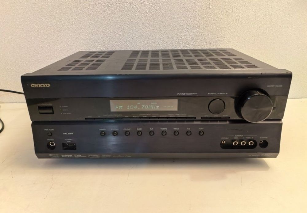 Amplificator Onkyo TX SR 607 HDMI Optical tuner iesire subwoofer statie amplituner