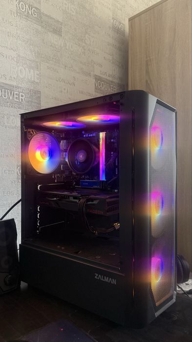Гейминг компютър AMD Ryzen 5 5500 / Sapphire RX 6600 XT / 16GB RAM