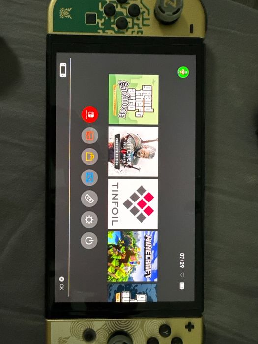Nintendo Switch OLED с установленным чипом ULTRA!