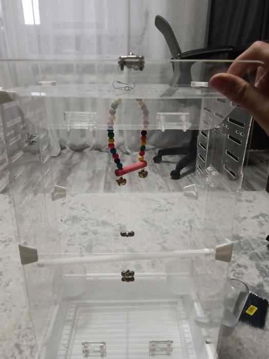 Клетка из орг стекла