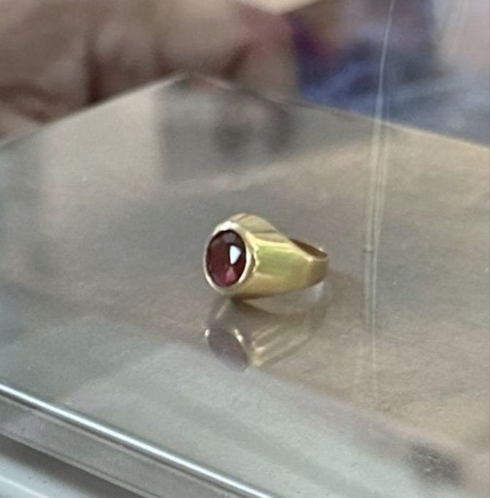 Inel aur 18k Rubin