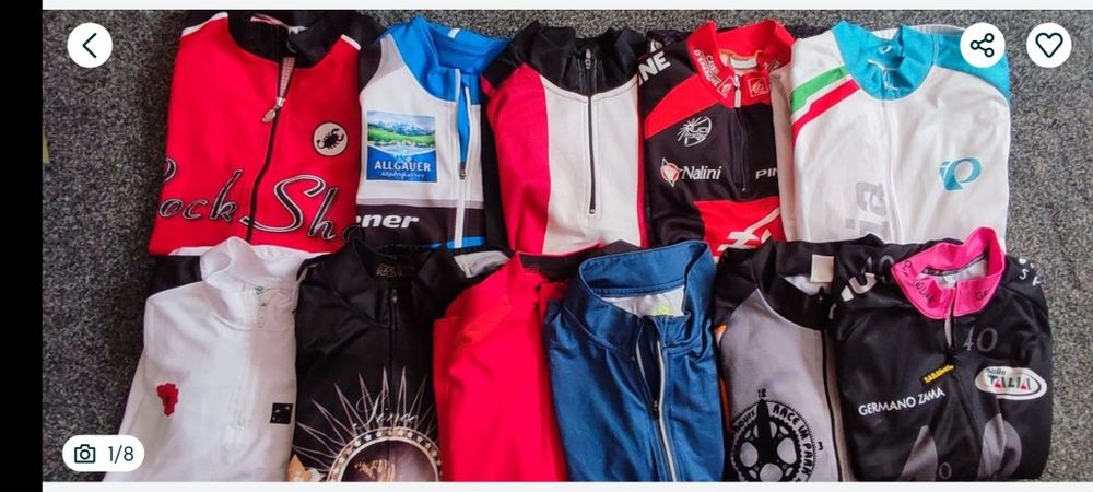 Tricouri ciclism 11 buc mărimi XS , S , M , L și XL