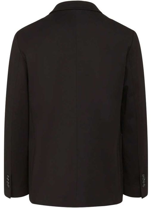 Costum slim fit premim Bruuns Bazaar 48 M negru material respirabil