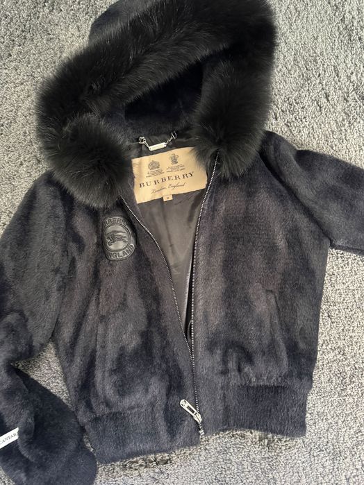 Яке с естествен косъм на Burberry