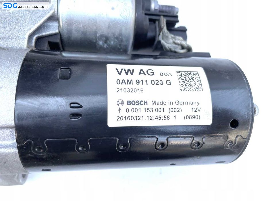 Electromotor cu 13 Dinti Volkswagen Caddy 1.6 TDI CAY CAYE 2010 - 2020 Cod 0AM911023G 0001153001 0001153002 [B3683]