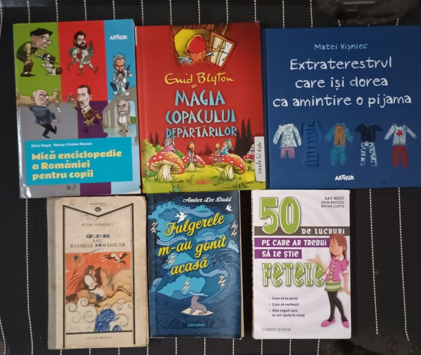 Carti pentru copii 4-12 ani, in stare perfecta