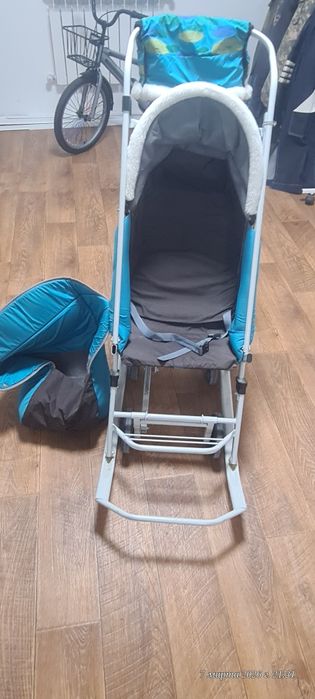 Детская коляска - сани