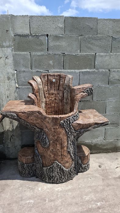 Градински чешми от щампован бетон