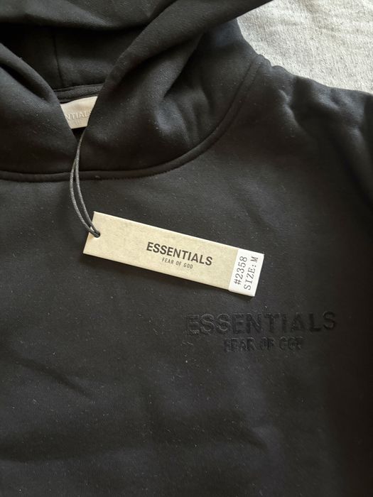 Essentials Fear Of God - hoodie black
