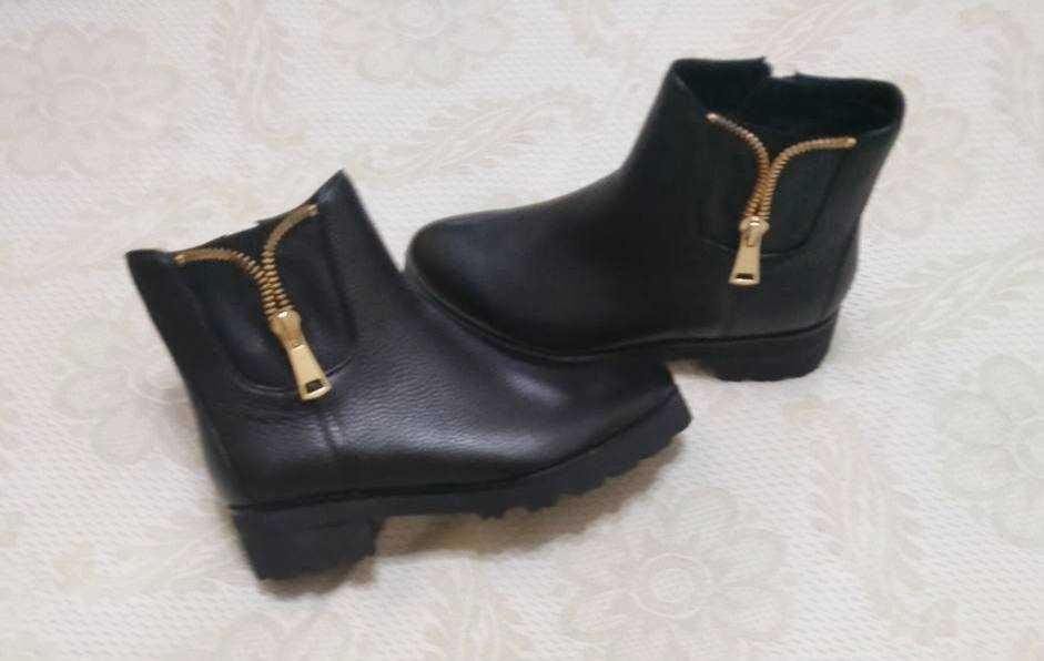 Кожаные Полусапожки демисезонные - Турция СУПЕР АКЦИЯ!!! 300.000 сум