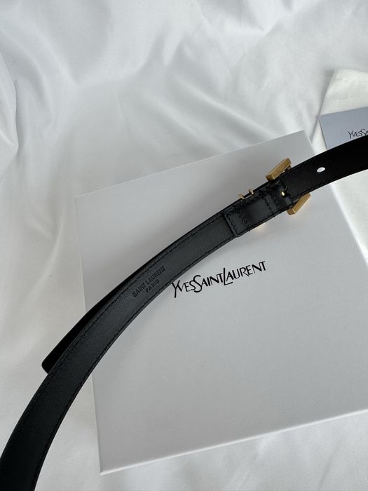 Curea ysl yves saint laurent piele naturala slim