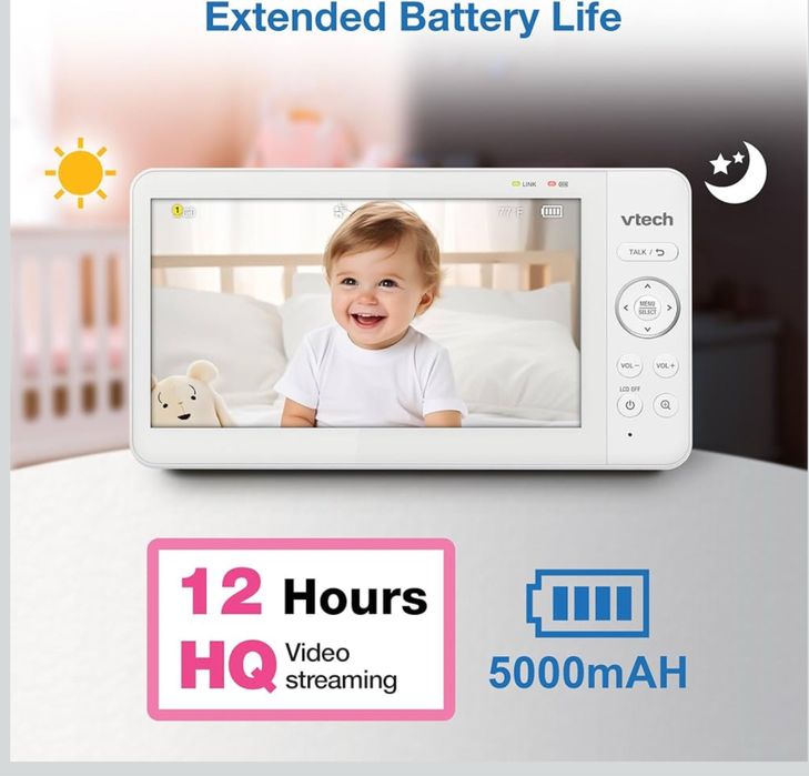 Видеоняня Радионяня Beby Monitor VTech  Advanced Max дюмов екран 7