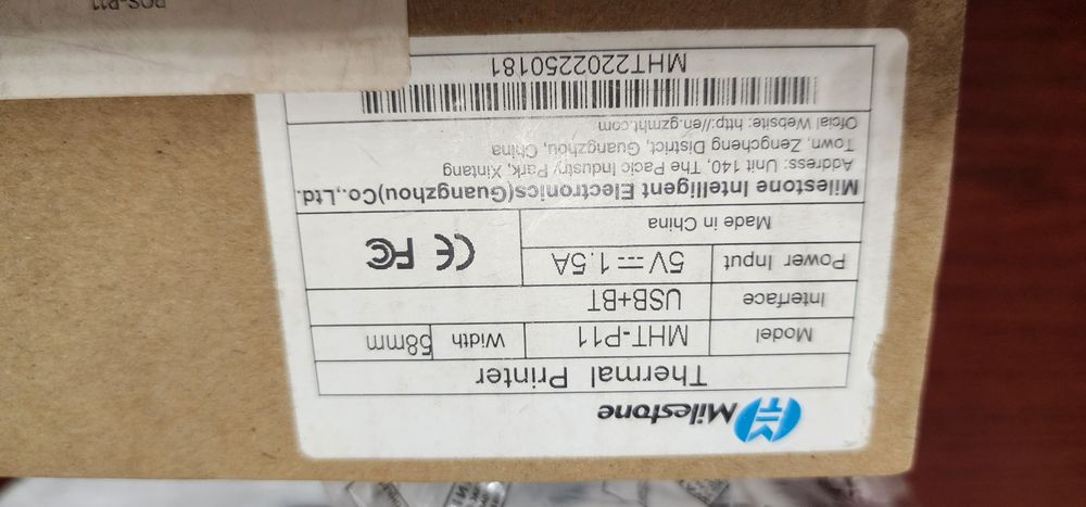 Chek printer 58mm MHT-P11