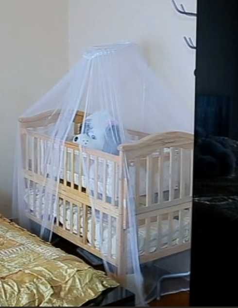 Детская кровать трансформер с люлькой (как новая)