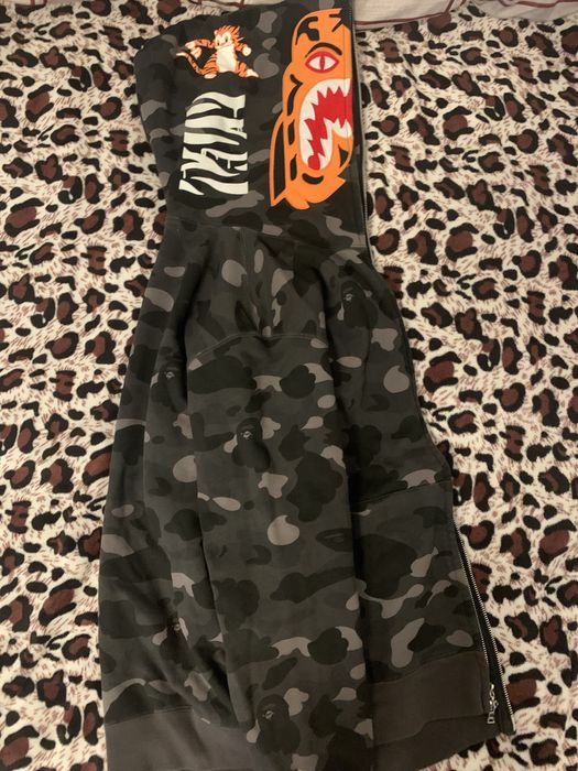 Hanorac Bape Tiger Grey Camo