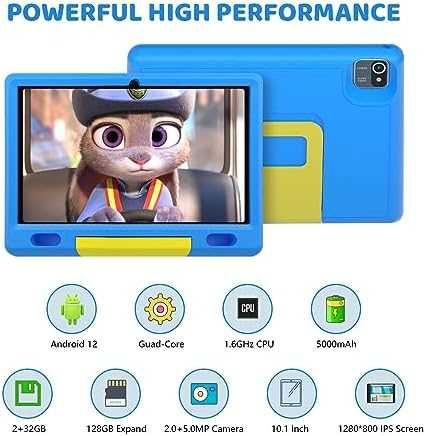 Нов Образователен Таблет за Деца, 2GB+64GB, Wi-Fi/Bluetooth, 5000mAh