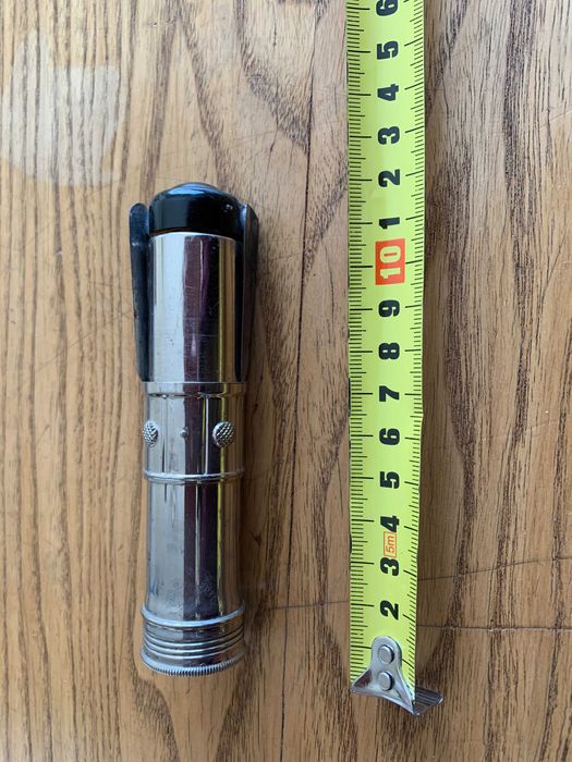 Малък метален немски туристически джобен сгъваем вентилатор на батерии