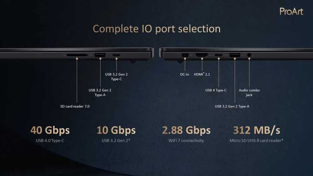 EXCLUSIV SIGILAT GAMING WorkStation Asus ProArt 64GB RTX 5080 4K Touch