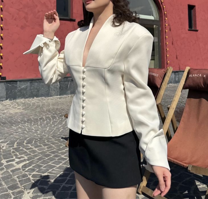 Пиджак белый С М