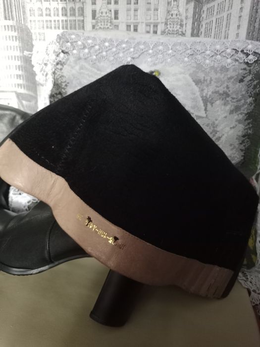 Сапоги осенние кожаные