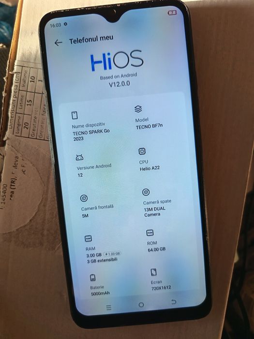 TECNO SPARK Go 2023 – 64GB, Dual Sim