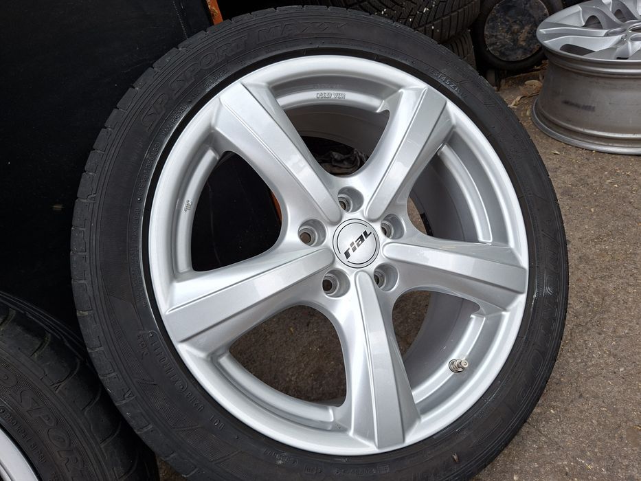 Почти Нови 17" 5Х112мм Rial Germany, 5x112mm Немски Алуминиеви джанти
