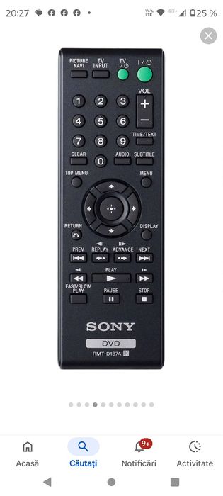 dvd player Sony~dvp-sr760h