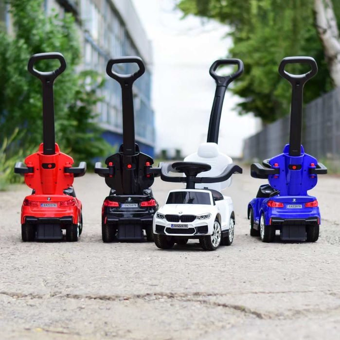 PROMO Masinuta cu maner, 2 in 1, pentru copii, BMW M5, PREMIUM