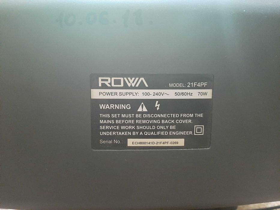 Продаю телевизор ROWA