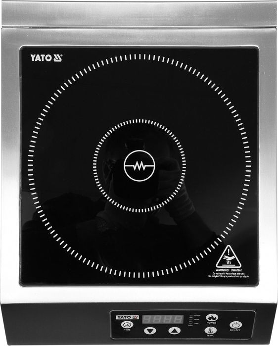 Индукционен котлон с дисплей YATO YG 04701, 3500 W