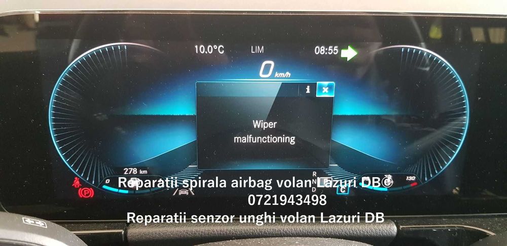 Reparatii spira volan Mercedes GLA GLB CLA senzor unghi volan